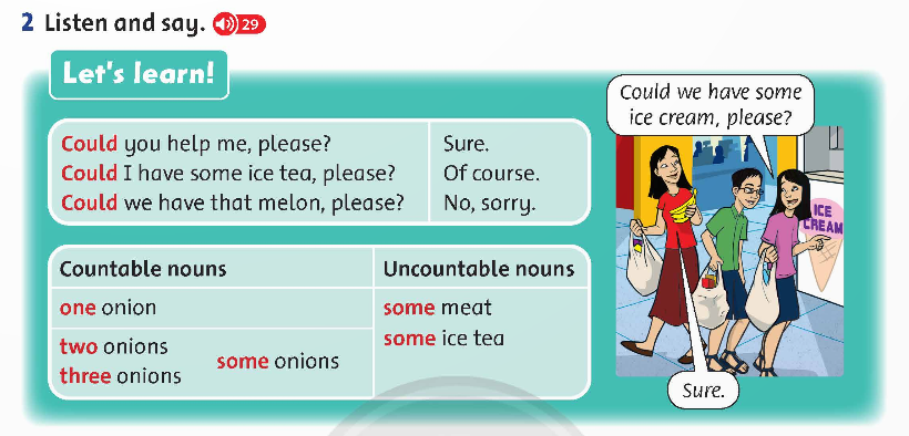 Family and Friends National Edition Unit 3 Lesson 2
