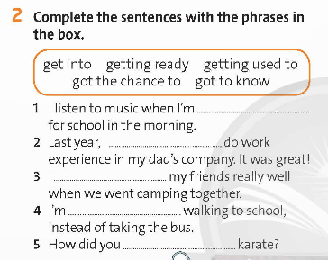 Tiếng Anh 9 Unit 2 Vocabulary and Listening Friends Plus