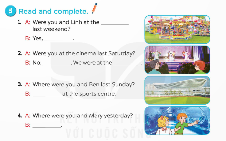 Tiếng Anh lớp 5 Global Success Unit 9 Lesson 1