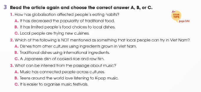 Tiếng Anh 12 Global Success Unit 2 Reading