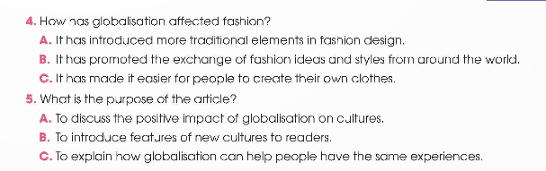 Tiếng Anh 12 Global Success Unit 2 Reading