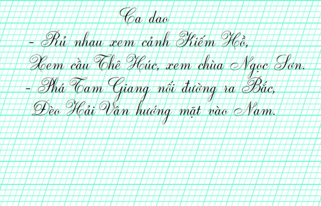 Mẫu vở thực hành luyện viết chữ đẹp