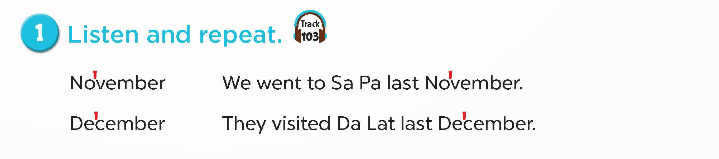 Tiếng Anh lớp 5 Global Success Unit 10 Lesson 3