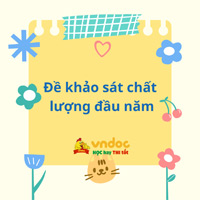 Đề thi khảo sát chất lượng đầu năm Toán lớp 1 Kết nối tri thức - Đề số 3