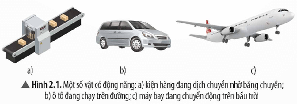 Trong Hình 2.1 vật chuyển động nào có động năng lớn nhất Giải thích