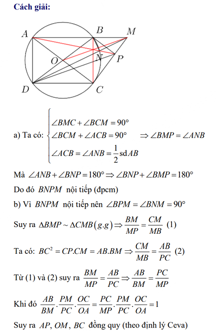 Đáp án đề thi tuyển sinh lớp 10 môn Toán Thái Nguyên 2024-2025