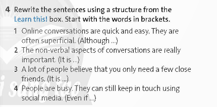 Tiếng Anh 12 Friends Global Unit 1 1H Writing
