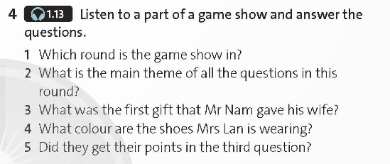 Tiếng Anh 12 Friends Global Unit 1 1I Culture