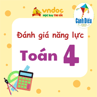 Trắc nghiệm: Đánh giá năng lực môn Toán lớp 4