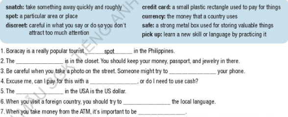 Tiếng Anh 12 Unit 2 lesson 1