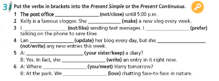 Tiếng Anh 9 Right On Unit 1 1b Grammar
