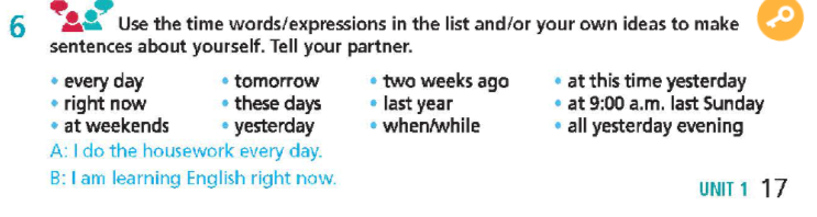 Tiếng Anh 9 Right On Unit 1 1e Grammar