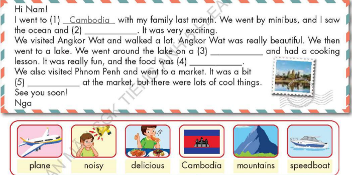 Tiếng Anh lớp 5 unit 4 Review and Practice i-Learn Smart Start