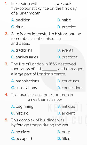 Tiếng Anh 9 Global Success Unit 4 Looking back