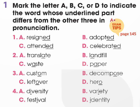 Tiếng Anh 12 Global Success Review 1