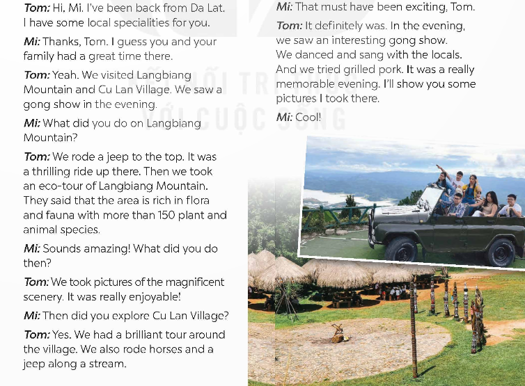 Tiếng Anh 9 Global Success Unit 5 Getting Started