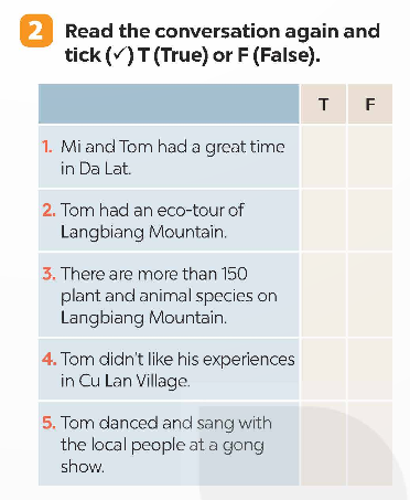 Tiếng Anh 9 Global Success Unit 5 Getting Started