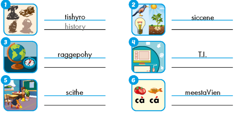 Sách bài tập Tiếng Anh lớp 5 Unit 1 Lesson 1 i-Learn Smart Start