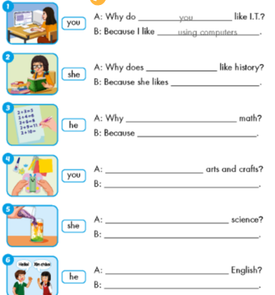 Sách bài tập Tiếng Anh lớp 5 Unit 1 Lesson 2 i-Learn Smart Start