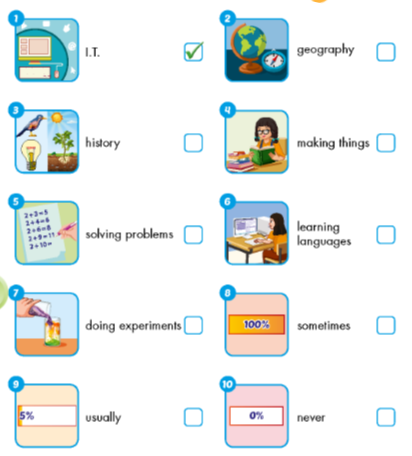 Sách bài tập Tiếng Anh lớp 5 Unit 1 Review and practice i-Learn Smart Start