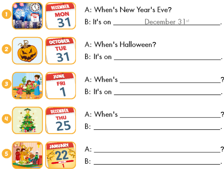 Sách bài tập Tiếng Anh lớp 5 Unit 2 Lesson 2 i-Learn Smart Start