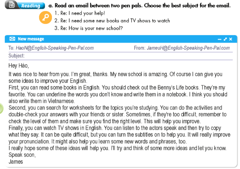 Sách bài tập Tiếng Anh 9 Smart World Unit 1 Lesson 3