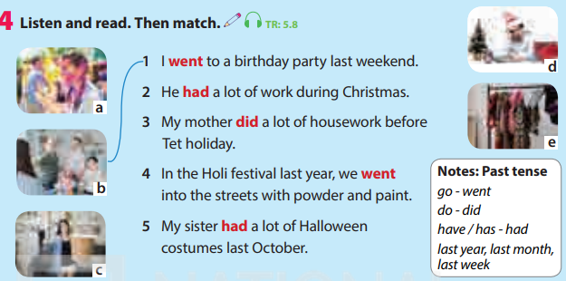 Tiếng Anh 5 Wonderful world Unit 5 lesson 3