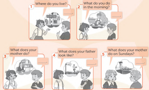 Sách bài tập tiếng Anh lớp 4 Self-check 3