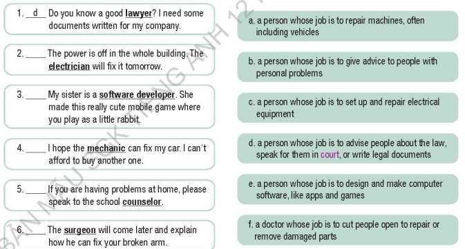 Tiếng Anh 12 Unit 3 lesson 2