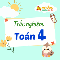 Trắc nghiệm Toán lớp 4: Bài toán Tìm hai số khi biết tổng và hiệu của hai số đó