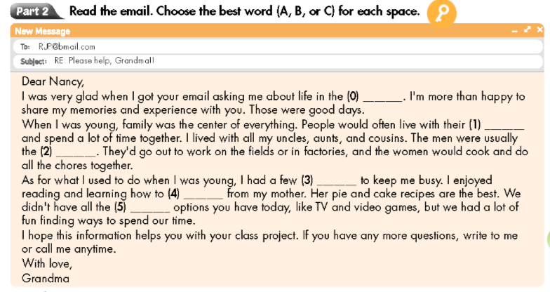 Sách bài tập Tiếng Anh 9 Smart World Unit 2 Review