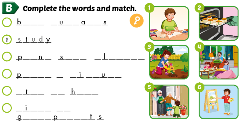 Sách bài tập Tiếng Anh lớp 5 Unit 3 Lesson 3 i-Learn Smart Start