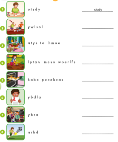 Sách bài tập Tiếng Anh lớp 5 Unit 3 Review and practice i-Learn Smart Start