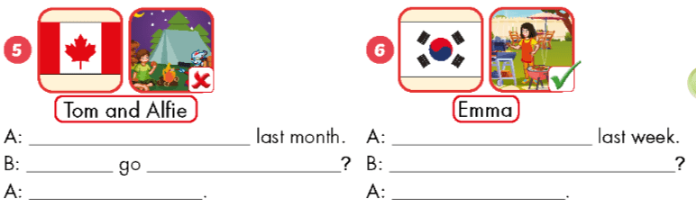 Sách bài tập Tiếng Anh lớp 5 Unit 4 Lesson 2 i-Learn Smart Start