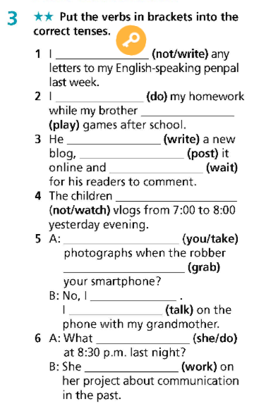 SBT Tiếng Anh 9 Right On Unit 1 1b Grammar