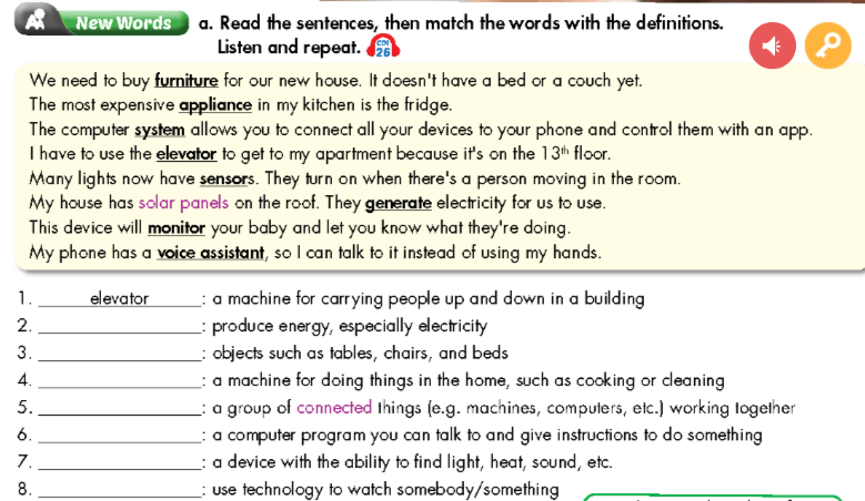 Tiếng Anh 9 Smart World Unit 3 Lesson 1