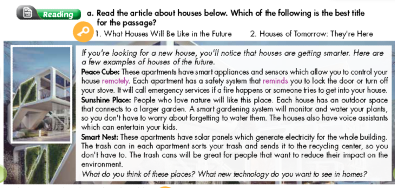 Tiếng Anh 9 Smart World Unit 3 Lesson 1
