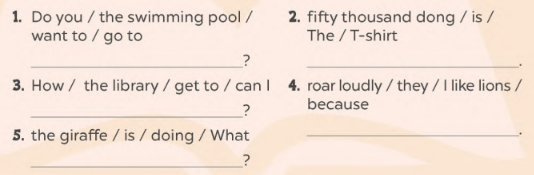 Sách bài tập tiếng Anh lớp 4 Self-check 4