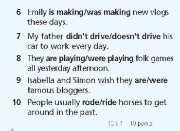 tieng anh 9 right on unit 1 progress check 4*608467