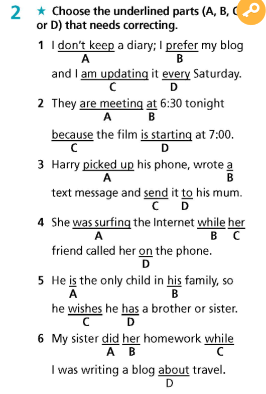 SBT Tiếng Anh 9 Right On Unit 1 1e Grammar