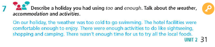 Tiếng Anh 9 Right On Unit 2 2e Grammar