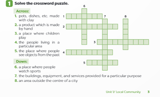 Sách bài tập Tiếng Anh 9 Global Success Unit 1 Vocabulary and Grammar