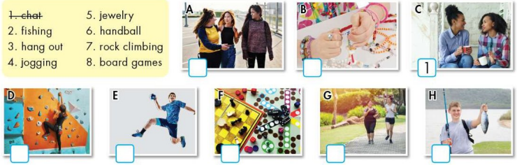 Tiếng Anh lớp 8 unit 1 lesson 1