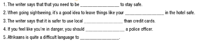 Sách bài tập tiếng Anh lớp 12 unit 2 lesson 1