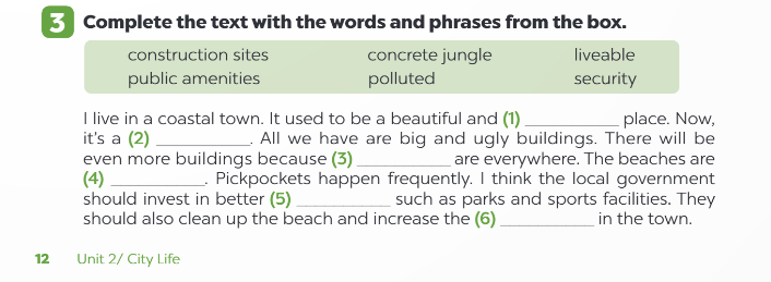 Sách bài tập Tiếng Anh 9 Global Success Unit 2 Vocabulary and Grammar