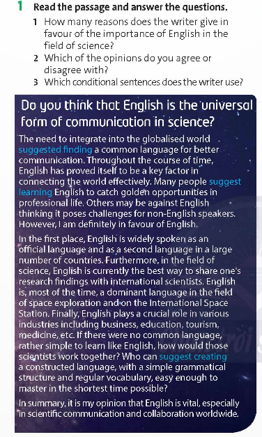 Tiếng Anh 9 Unit 5 Writing Friends Plus