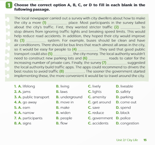 Sách bài tập Tiếng Anh 9 Global Success Unit 2 Reading