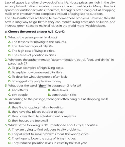 Sách bài tập Tiếng Anh 9 Global Success Unit 2 Reading