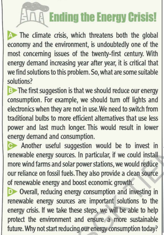 Tiếng Anh 12 Bright Unit 6 6e Writing