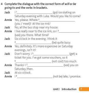 Friends Global 11 Workbook Unit I ID Grammar